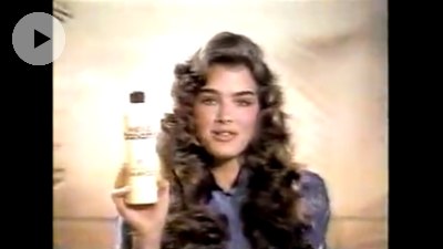 Brooke Shields in the 1980s