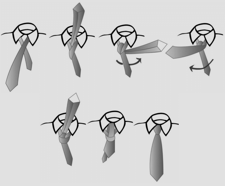 How to tie a tie - Windsor knot