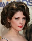 Ashley Greene's short hairstyle with beautiful curls