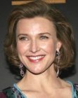 Brenda Strong sporting a formal look for short hair