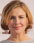 Brenda Strong's neck length hair with soft styling