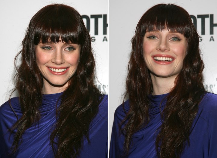 Bryce Dallas Howard - Very long hairstyle with bangs