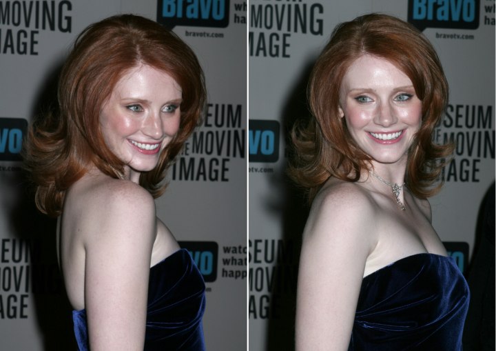 Bryce Dallas Howard - Easy maintenance hairstyle with large curls