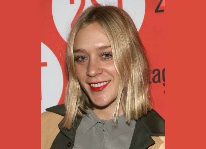 Chloë Sevigny - Long bob that is sectioned in the center
