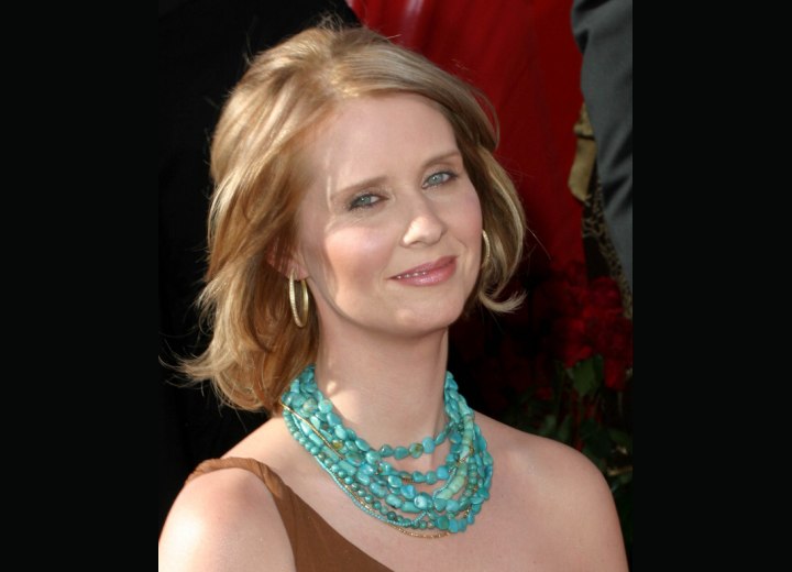 Cynthia Nixon - Practical midlength hairstyle