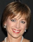 Dorothy Hamill with short easy to care for hair