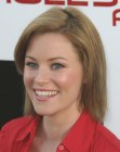 Elizabeth Banks with midlength hair featuring a zigzag part