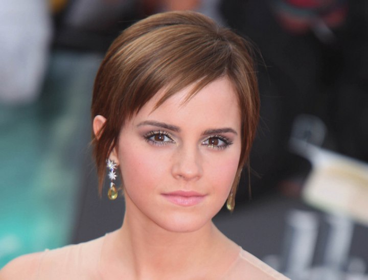 Emma Watson's short hairstyle