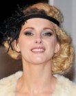 Frederique Bel's 1920s flapper girls retro look with a hairband