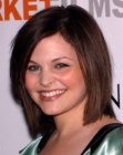 Ginnifer Goodwin sporting a just above the shoulders bob