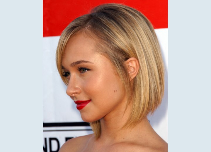 Hayden Panettiere Hairstyle on Hayden Panettiere With A Short Hairstyle