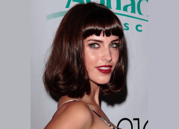 Previous Jessica Lowndes with a Cleaopatra hairstyle