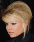 Jessica Simpson with her hair up in a French twist