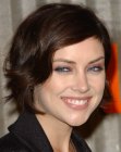 Jessica Stroup's short low maintenance hairstyle