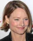 Jodie Foster sporting a classic chin length bob