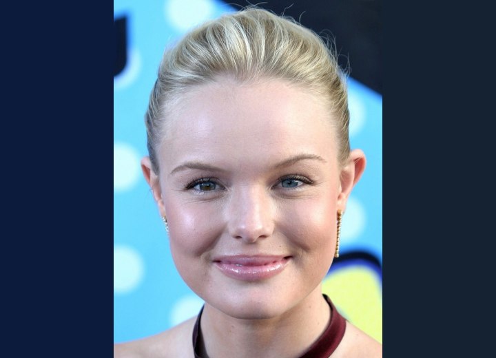 Kate Bosworth with her hair in an updo
