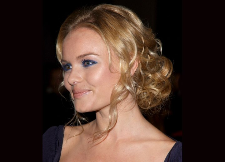 Kate Bosworth - Updo with loosely piled curls