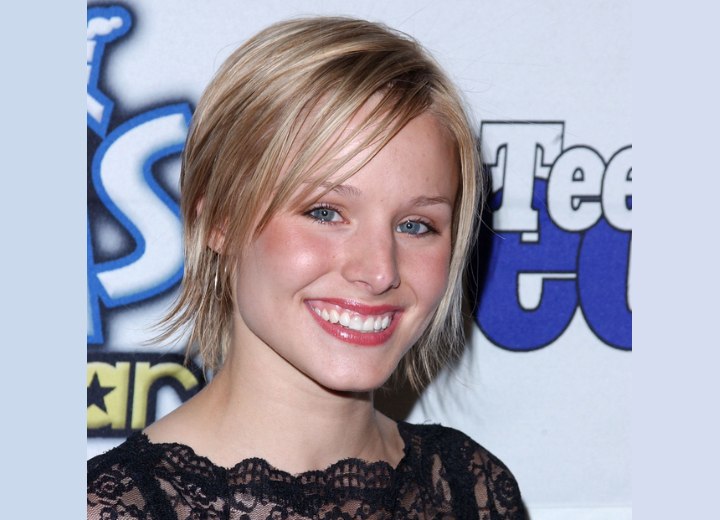 kristen bell hair. Kristen Bell with short hair