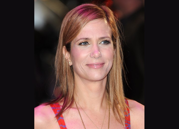 Kristen Wiig with long straight hair