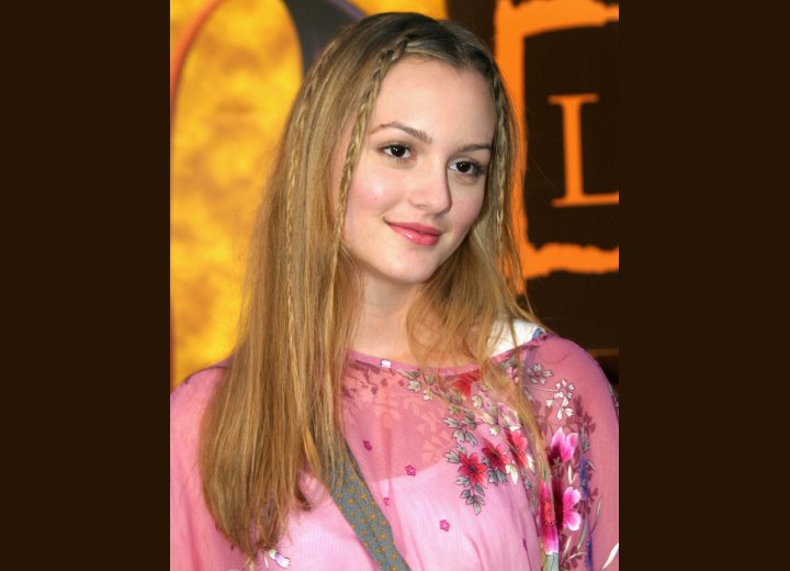 Leighton Meester with girlish long hair