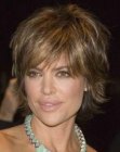 flattering short hairstyle