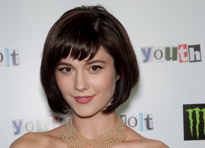 Mary Elizabeth Winstead with her hair in a bob