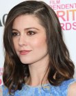 Mary E. Winstead's elegant just past the shoulders hair with layers