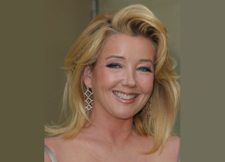 Melody Thomas Scott with shoulder length hair