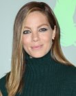 Michelle Monaghan's leek long hair with ombré coloring