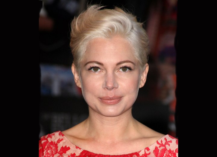Michelle Williams with short hair