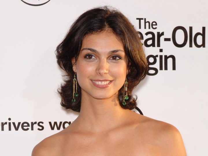Morena Baccarin medium length morena baccarin foto. Morena Baccarin medium length