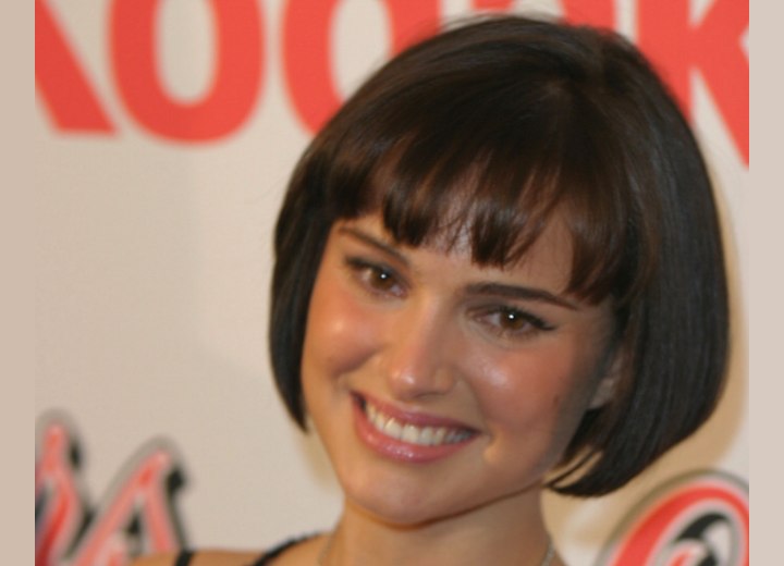 Natalie Portman - Short jaw level hairstyle