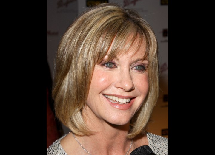 Olivia Newton John's Bob. Olivia Newton John's bob hairstyle