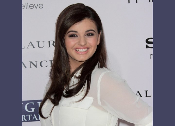Rebecca Black - Long hair worn loose and smooth