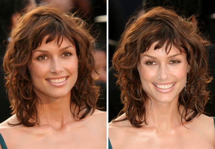 Previous Bridget Moynahan with shoulderlength hair 