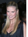 Heidi Klum with sleek mid-back length hair