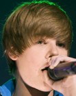 Justin Bieber's haircut with bangs
