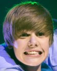 young Justin Bieber haircut
