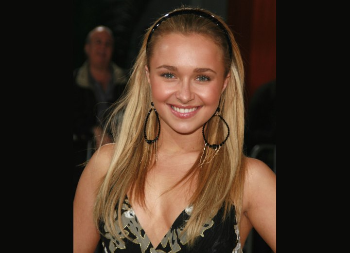 Hayden Panettiere - With her long hair brushed back