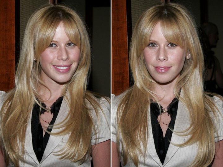 Tara Lipinski - Straight hair that makes her appear thinner