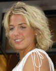 Gemma Atkinson's above the shoulders hairstyle with layers