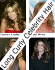 Long curly celebrity hairstyles