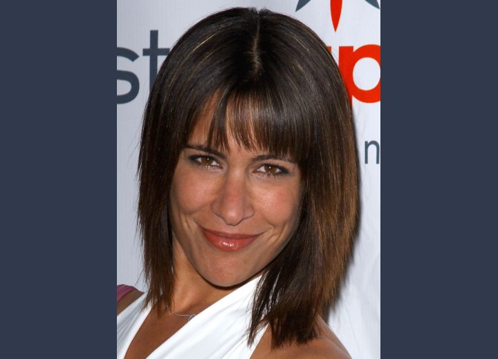 Vanessa Parise - Medium length shag haircut