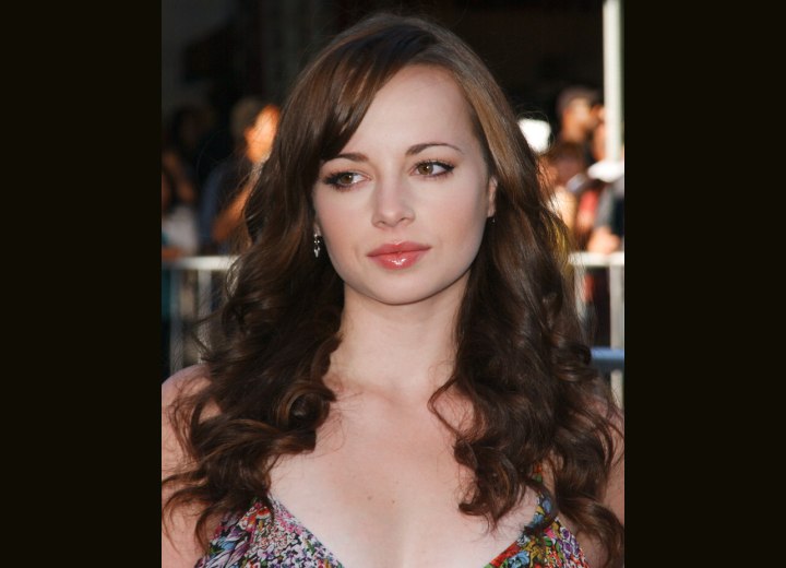 Ashley Rickards - Long brunette hair with spirals