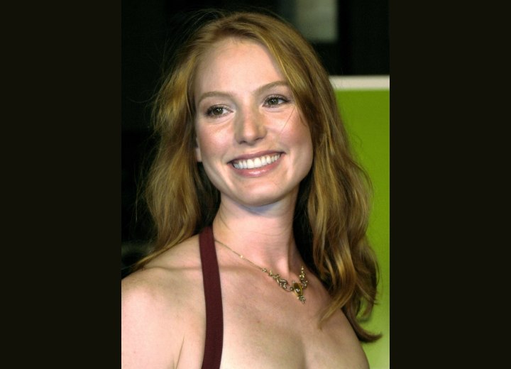 Alicia Witt's long hairstyle