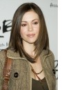 Alyssa Milano with shoulderlength hair