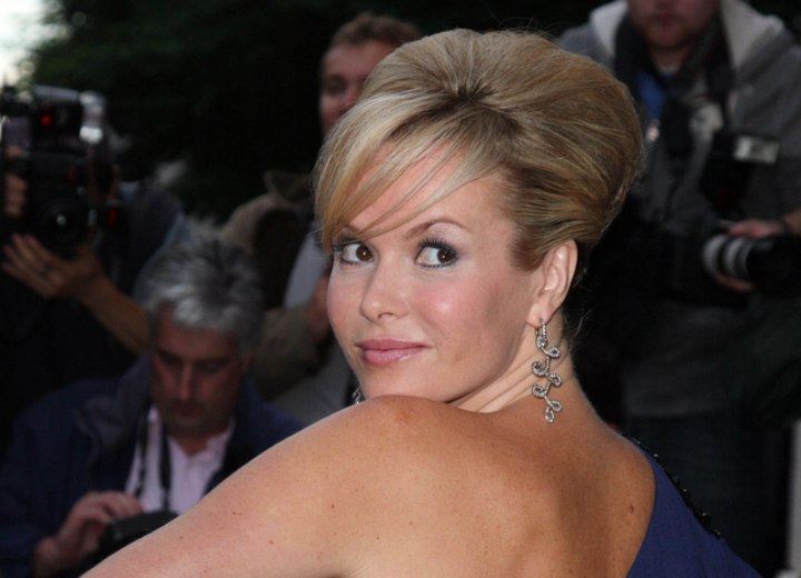 Amanda Holden - Updo with height on top of the head