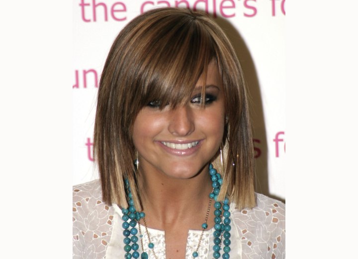 ashlee simpson short hair