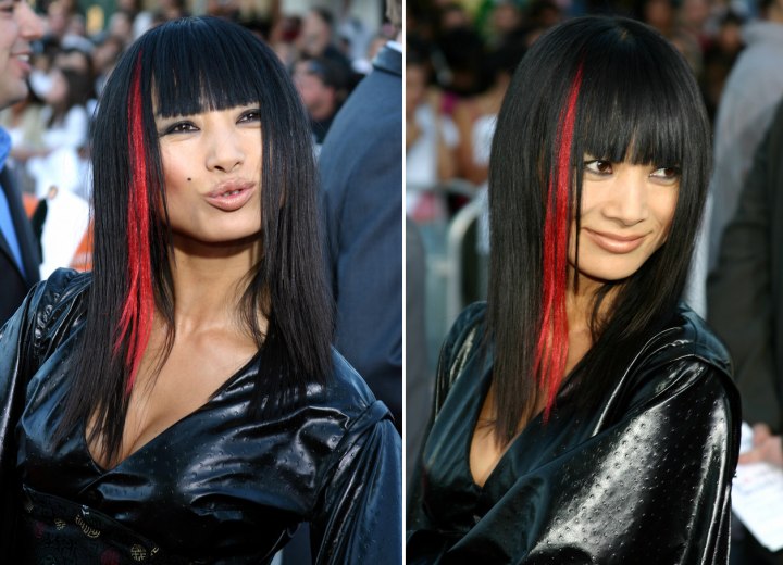 (Red and Black Hairstyles ) black hair styles magazines