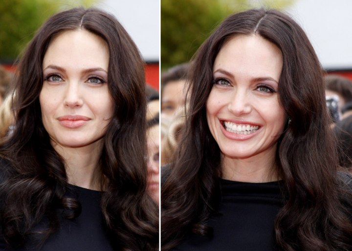 Angelina Jolie - Below the shoulders hairstyle